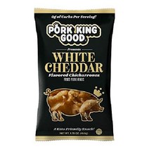 포크 킹 굿 치차론 돼지껍데기 과자 Pork 콜라겐팝 화이트체다 1팩, 1.75온스 4팩, 1봉지