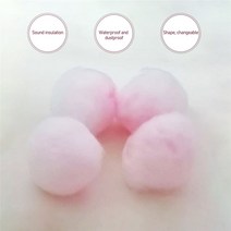 6 쌍 귀마개 보호 왁스 코튼 소음 방지 이어버드 보호기 수영 샤워 여행 수면