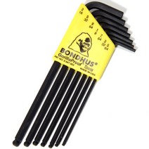 인치 육각 렌치 롱 세트 BONDHUS BLX7 - 10945 (7PCS), 7개