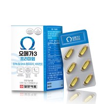 일양약품 오메가3 프리미엄 1 000mg x 30캡슐, 1개