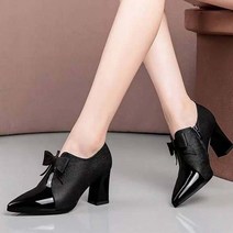 후아나야 여자 구두 통굽 구두 여성 하이힐 7cm