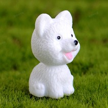 테라리움 피규어 미니 강아지모형 반려견 장식 재료 소품, 베어  (03-241K)