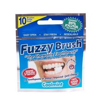 퍼지브러쉬 [FuzzyBrush] 퍼지브러쉬 지퍼백 10개입 3개세트 / 씹는칫솔 / 구강관리, 단일옵션