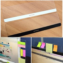 투명 모니터메모홀더 상단 메모홀더 아크릴메모보드 모니터보드