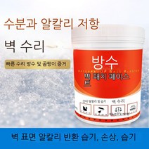 CNTCSM 워터프루프 페이스트 가정용 화이트 벽면 수선 페이스트 내벽 페이스트 방수 항알칼리, 화이트 페이스트250g×3병