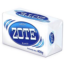 토탈하우스 ZOTE비누 낱개 (화이트) 조트비누 멕시코비누 천연비누 만능비누 ZOTE, 1개, 400g