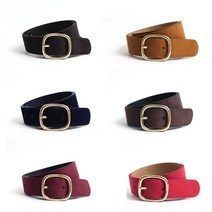 보슈 원피스 청바지 스웨이드 골드 베이직 포인트 여성벨트