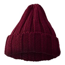 팸드님 겨울 니트 골지 롱 비니 남녀공용 모자