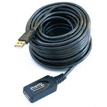 Plugable 5 미터 (16 피트) USB 2.0 액티브 연장 케이블 타입 A 수 to A 암, 02 10m (32ft)