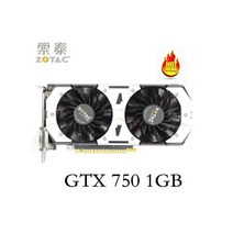 ZOTAC GeForce GTX 7501GD5 그래픽 카드 HA NVIDIA GT700 750 1G 비디오 128bit GDDR5 중고 GTX750