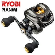 RYOBI RANMI 미끼 반죽 클래식 소금물 낚시줄 7+1BB MAX DRARG 8KG 낚시줄 서프캐스트드릴, Black Gold, 우핸들