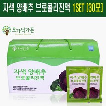 오가닉가든 자색 양배추 브로콜리 즙 진액 극내산 적색 적 양배추즙 브로콜리진액 추출액 엑기스 원액 추출물 양배추진액 브로콜리즙 건강즙 액상 건강 차 선물 세트, 1개