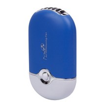 미니냉장고 소형냉장고최신 USB 미니 팬 에어컨 핸드 헬드 야외 여름 충전식 냉동, 01 Blue