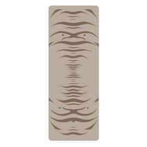 고무 pu 요가매트 피트니스 미끄럼방지 타이거의 해 기념 땀흡수 피트니스 매트 무늬, 호랑이 밀크티