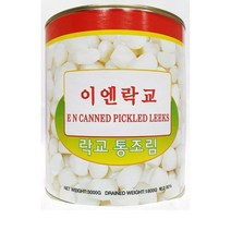 [더착한푸드]락교(이엔 3K) 식자재마트 대용량 업소용 이엔락교 락교캔 일식절임반찬, 1개, 3kg