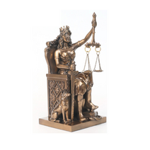 정의의 여신상 법원 선물 변호사 법률사무소 인테리어, 미디엄 길이 20 너비 16 높이 48cm