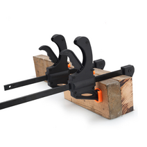 목공 목재 바이스 그립 퀵클램프 F타입 4인치, F 클램프 4인치, 1개