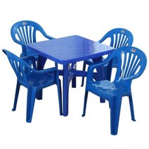 차테이블 의자세트 프리마켓 야외용 테이블 플라스틱, 직경 82 cm 옵션 5