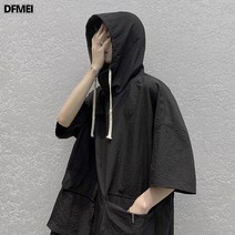 DFMEI 남성 5부 맨투맨 남 7부 반팔 티셔츠