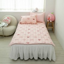 [카카오프렌즈(침구)] 카카오프렌즈 먼지없는 누빔패드(SS)_방긋어피치