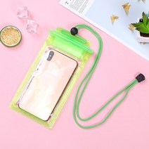 서핑보드 SUP 보드 범용 방수 가방 낚시 스탠드 업 패들 보드 투명 휴대폰 케이스 수중 비디오 보호, 5.green