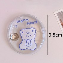충전식 손난로 휴대용 전기 핫팩 usb 귀여운 만화 재사용 가능한 젤 핸드 워머 미니 인스턴트 셀프 히팅 팩 겨울 자체 난방 빠른 열, [06] 파란