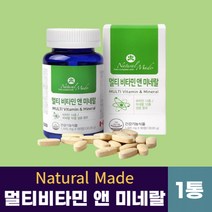 네츄럴메이드 멀티비타민 앤 미네랄, 1통, 90정
