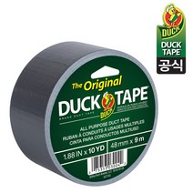 덕 테이프 오리지널 강력접착 덕트테이프 그레이 48mm x 9m, 8개