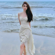예쁜롱 괌원피스 해외여행원피스 비치웨어원피스 동남아원피스 하와이 화이트비치 쇼핑몰 바캉스 원피스 꽃무늬 신혼여행