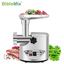 BioloMix 3000W 민찌기 민서기 고기 분쇄기 패티 고기가는기계 충진기 다짐육, 기본상품