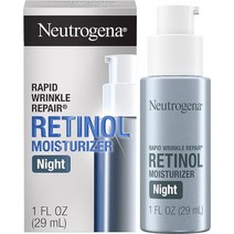 뉴트로지나 레티놀 모이스쳐 나이트 로션 29ml Retinol Night Face Moisturizer 1 fl. oz, 단일상품개