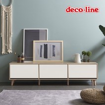 데코라인 코넬 피카 1500 투톤 거실장 A형 DKN052C, 메이플:AG형