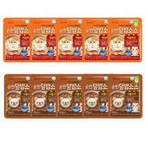 아이배냇 베베 처음먹는 순한덮밥소스 10개세트 12개월부터, 소불고기5개+게살버섯5개