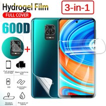 샤오미 레드미 노트 9 10 프로 맥스 11 11s 10s 9s 백 3 in 1 하이드로, 01 3-in-1, 06 For Redmi Note 8 pro