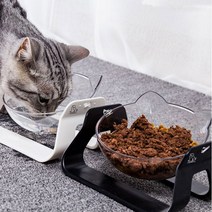 국내배송 높이조절 강아지 고양이 밥그릇 원형식탁, 1개, 화이트