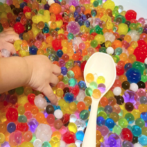 개구리알 수정토 워터비즈 올챙이알 장난감 젤리, 25000ea (최대 1.5cm)