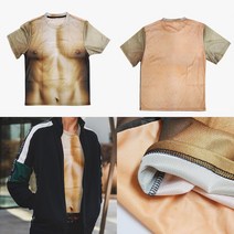 인싸템 근육 반팔 티셔츠 맨몸 XL