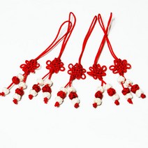 전통매듭 국화매듭B 10개입 1봉 색상선택, 빨강