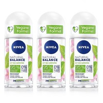 독일 Nivea 니베아 우먼 네추럴 밸런스 그린티 롤온 데오드란트 50ml 3팩
