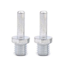 10mm14mm 경질 합금 m10m14 나사 스핀들 드릴 어댑터 백킹 패드 와이어 브러시 커넥팅로드 자동차 광택제 13mf, 무색