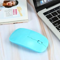 슬림마우스 무선 마우스 블루투스 1600 인치 당 점 USB 광학 컴퓨터 24G 수신기 MAC 용 초박형 Sanxing 샤오미 Ect 노트북, 없음, 파란