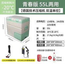 15L 소형 차량용 냉장고 12V 24V 220V 겸용 냉동고 휴대용 2도어, TA55이중도어+냉장및냉동