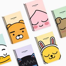 카카오프렌즈 원링 좌철 수첩, 라이언