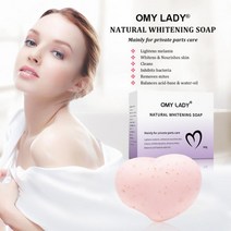 천연비누 세수비누 때비누 유황비누 omy lady 화이트닝 비누 복숭아 향이 나는 여성, 없음
