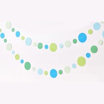 아이방 꾸미기 장식 동그라미 가랜드 2p 장식품 행사
