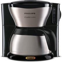 필립스 HD7546 20 가이아 필터 커피 머신 보온병 포함 블랙 메탈, With timer function, Bundle with long slot toaster