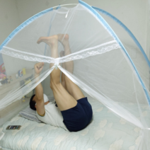 캠핑용 슈퍼싱글 퀸 이층 모기장침대바닥겸용 침대 펴자마자 모기장, 5~6인용