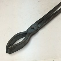 구식 단조 도구 막대 펜치 클램프 도가니 불집게, 전체 길이 40cm