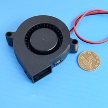웜기어 베벨 체인 DC 12V-24V 브러시리스 원심 웜 기어 팬 4000RPM 미니 50mm * 가습기 마이크로 조용한 송, 한개옵션0