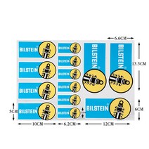 BILSTEIN-충격 흡수 장치 로그인 방수 애니메이션 자동차 스티커 범퍼 바이크 데칼 커버 스크래치 PVC 세, 01 001-Reflective